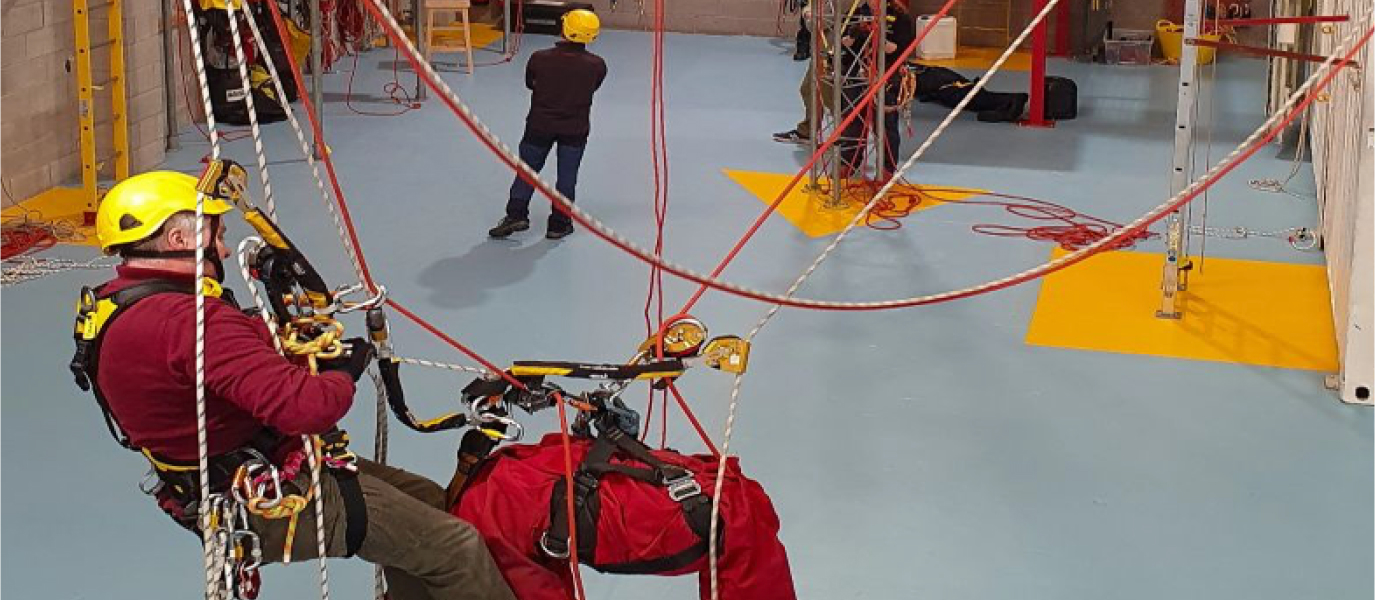 Another IRATA course – continue  to climb up with the best.