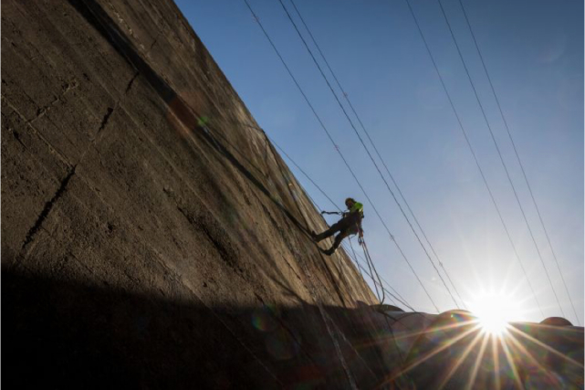 Site Teams in full swing on Dam Works