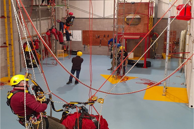 Another IRATA course – continue  to climb up with the best.